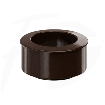 Redukcja rury spustowej PVC firmy KROP 90/63 kolor ciemny brąz